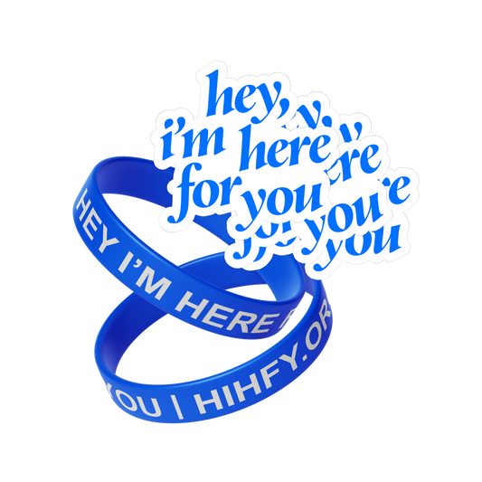 HIHFY Wristbands & Stickers Bundle