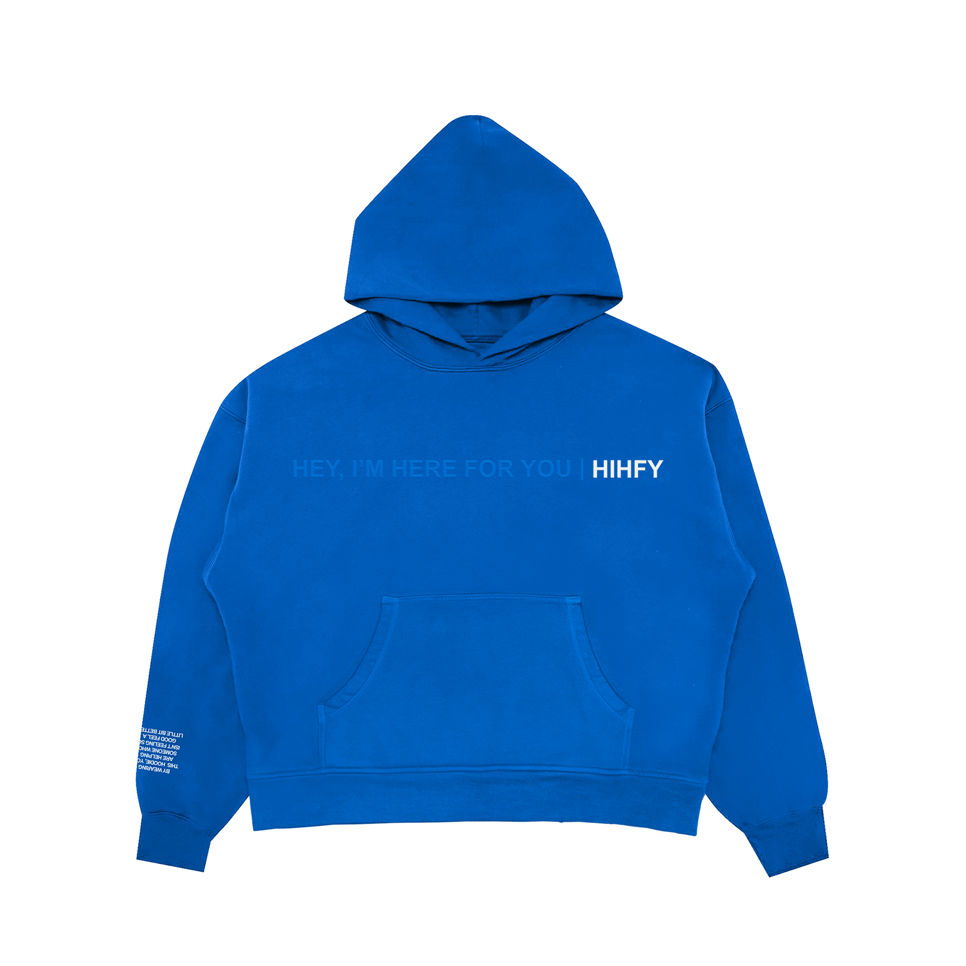 【HI FI FNK】Blur Sweatshirt HIHFY Hoodie (Blue) – hihfy.org